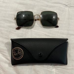 Rayban square metal sunglasses